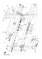 FOURCHE pour Yamaha WR450F de 2015