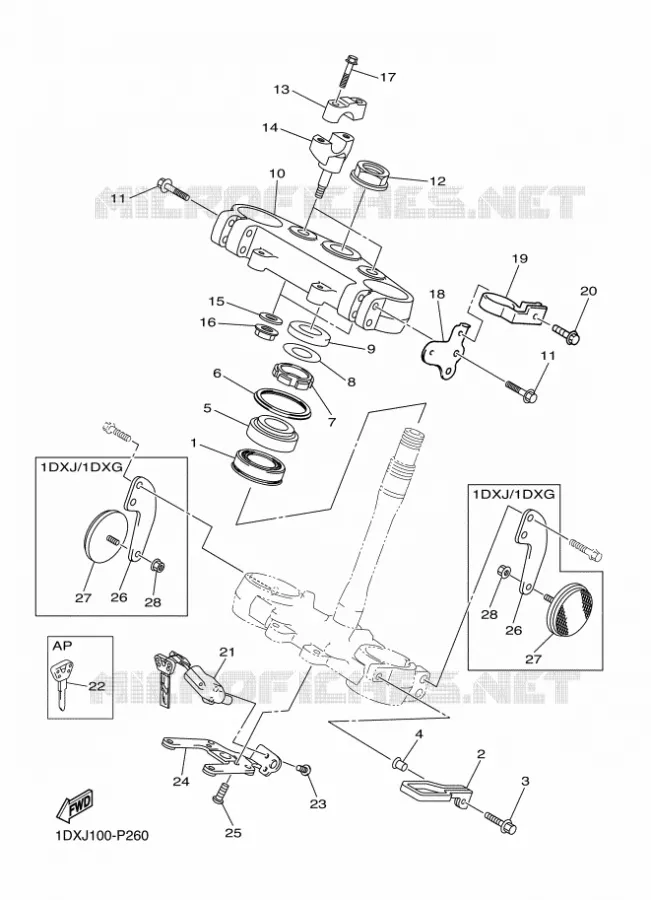DIRECTION Yamaha MOTO 450 2015 WRF  WR450F