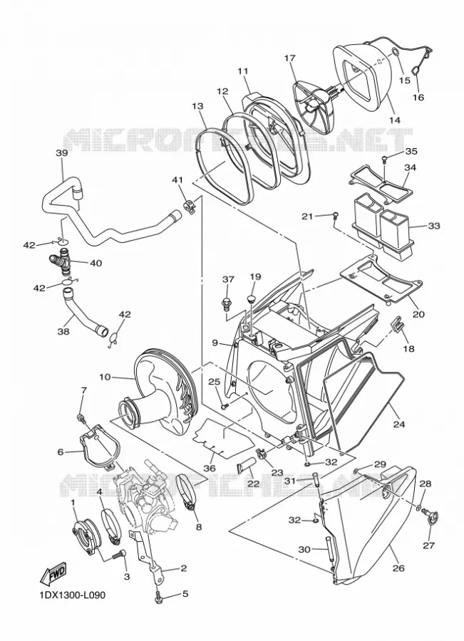 ADMISSION Yamaha MOTO 450 2015 WRF  WR450F