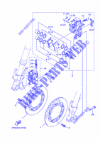 ETRIER DE FREIN AVANT pour Yamaha XP500A de 2015