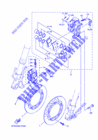 ETRIER DE FREIN AVANT pour Yamaha XP500A de 2015
