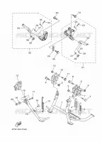 SUPPORT / REPOSE PIEDS pour Yamaha XP500A de 2015
