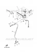 MAITRE CYLINDRE DE FREIN AVANT pour Yamaha XT660R de 2011