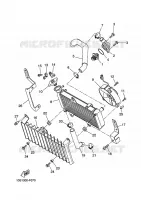 RADIATEUR / DURITES pour Yamaha XTX 660 de 2010