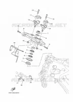 DIRECTION pour Yamaha MT09 de 2015