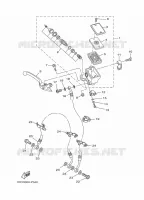 MAITRE CYLINDRE DE FREIN AVANT pour Yamaha MT09 de 2015