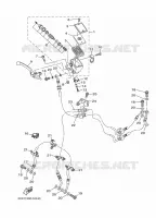 MAITRE CYLINDRE DE FREIN AVANT pour Yamaha MT09A de 2015