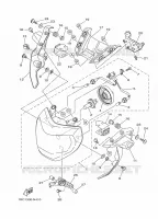 PHARE  pour Yamaha MT09A de 2015
