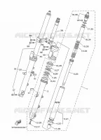 FOURCHE pour Yamaha TDM 900 ABS de 2010