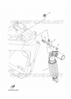 AMORTISSEUR ARRIERE pour Yamaha TDM 900 ABS de 2010