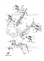 SUPPORT / REPOSE PIEDS pour Yamaha TDM 900 ABS de 2010