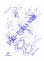 ETRIER DE FREIN AVANT pour Yamaha MT-09 TRACER ABS de 2015