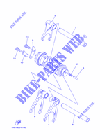 BARILLET DE SELECTION / FOURCHETTES pour Yamaha MT-09 TRACER ABS de 2015