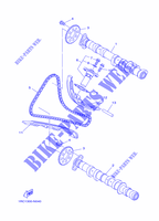 ARBRE A CAMES / CHAINE DE DISTRIBUTION pour Yamaha MT-09 TRACER ABS RACE BLUE de 2015