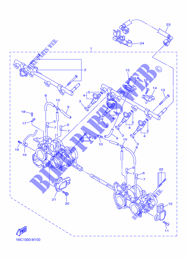 ADMISSION 2 pour Yamaha FJR1300AE de 2015