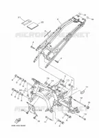 CADRE pour Yamaha XTZ 1200 SUPER TENERE RACE BLUE de 2015