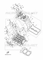 CULASSE pour Yamaha XTZ 1200 SUPER TENERE RACE BLUE de 2015