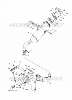 ECHAPPEMENT pour Yamaha XTZ 1200 SUPER TENERE RACE BLUE de 2015
