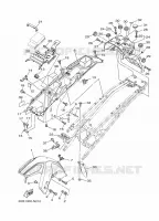GARDE BOUE pour Yamaha XTZ 1200 SUPER TENERE RACE BLUE de 2015