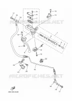 MAITRE CYLINDRE D'EMBRAYAGE pour Yamaha XTZ 1200 SUPER TENERE RACE BLUE de 2015
