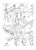 PARTIE ELECTRIQUE 1 pour Yamaha XTZ 1200 SUPER TENERE RACE BLUE de 2015