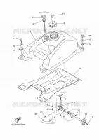 RESERVOIR A ESSENCE pour Yamaha GRIZZLY 450 IRS INDEPENDANT REAR SUSPENSION de 2016