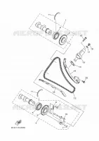 ARBRE A CAMES / CHAINE DE DISTRIBUTION pour Yamaha KODIAK 700 de 2016