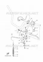 COMMODO / LEVIER pour Yamaha KODIAK 700 de 2016