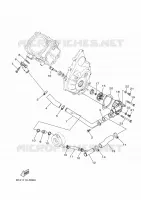 POMPE A EAU / DURITES pour Yamaha KODIAK 700 de 2016