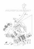 ADMISSION pour Yamaha YXM700E de 2014