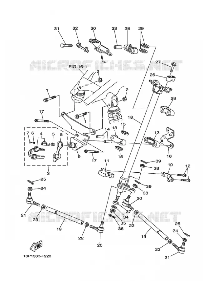 DIRECTION Yamaha QUAD 350 2010 RAPTOR  YFM350R