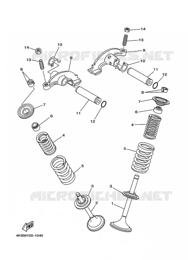 SOUPAPE Yamaha QUAD 350 2011 RAPTOR  YFM350R