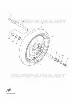 ROUE AVANT pour Yamaha YZF-R6 de 2010