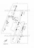 FOURCHE 1 pour Yamaha VP125 de 2009