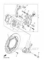 ETRIER DE FREIN AVANT pour Yamaha YZ250F de 2012