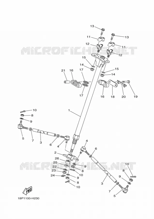 DIRECTION Yamaha QUAD 450 2013 YFZ R  YFZ450R