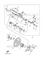 ETRIER DE FREIN ARRIERE pour Yamaha YFM700R de 2012