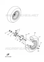 ROUE AVANT pour Yamaha RAPTOR 250 de 2010