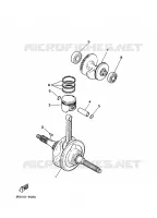 VILEBREQUIN / PISTON pour Yamaha YFM125A de 2009