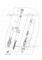 FOURCHE pour Yamaha ED06 de 2012