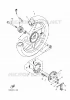 ROUE AVANT pour Yamaha ED06 de 2012