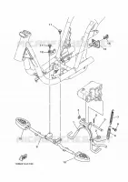 SUPPORT / REPOSE PIEDS pour Yamaha ED06 de 2012