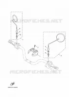 CARENAGES 1  pour Yamaha YW125 de 2010