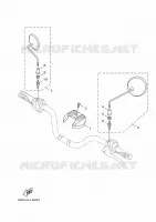 CARENAGES 1  pour Yamaha YW125 de 2010