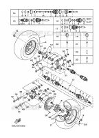 ROUE ARRIERE pour Yamaha GRIZZLY de 2007