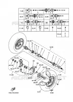 ROUE AVANT pour Yamaha YFM450FWAN de 2007