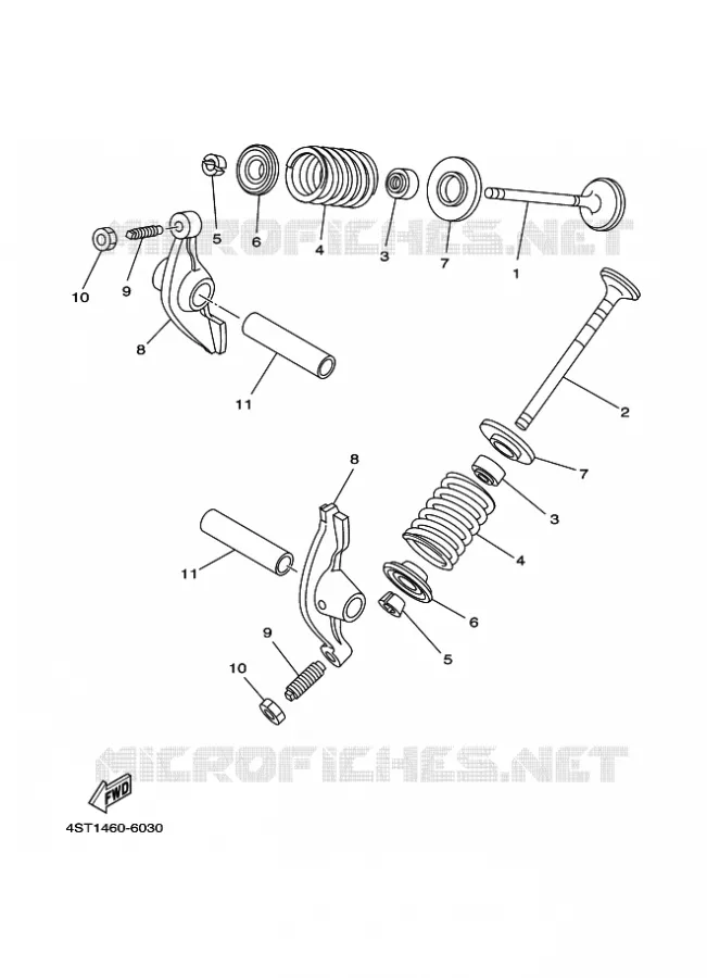 SOUPAPE Yamaha SCOOTER 110 2014 CRYPTON  T110C
