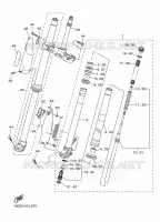 FOURCHE pour Yamaha WR250F de 2014