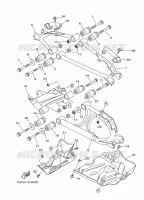 BRAS ARRIERE pour Yamaha YFM550FWA de 2015