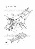CADRE pour Yamaha YFM350FWA de 2014